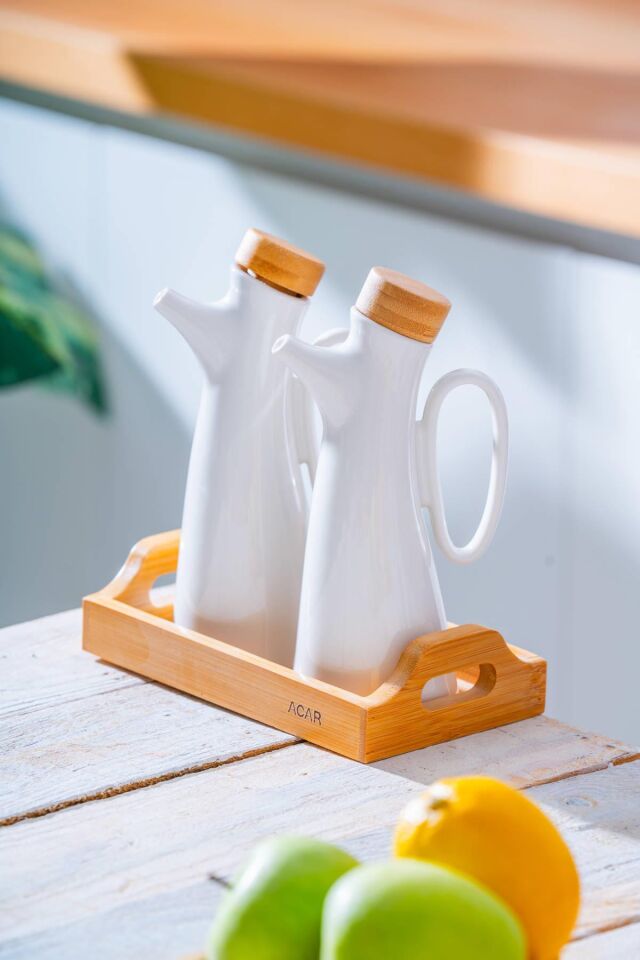 مجموعة أوعية الزيت والخل من باميرا بامبو