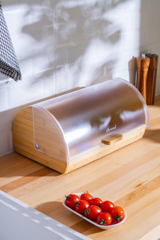 صندوق تخزين خبز سيريوس بامبو - 39 سم