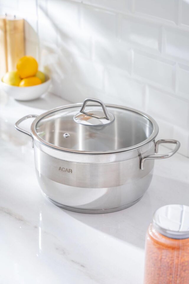 Karat Steel Deep Pot - 24 cm