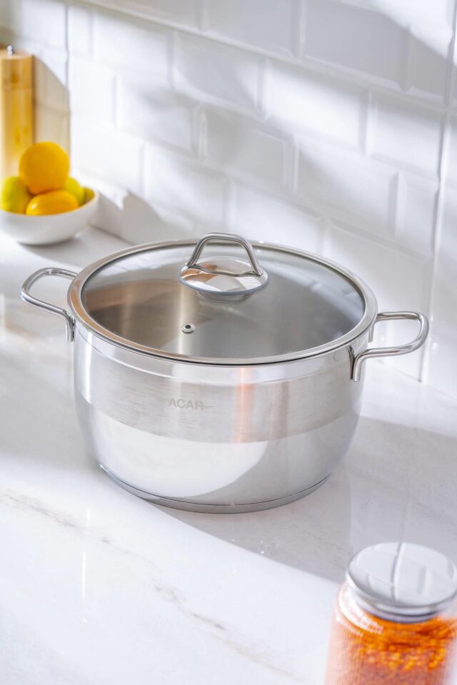 Karat Steel Deep Pot - 26 cm