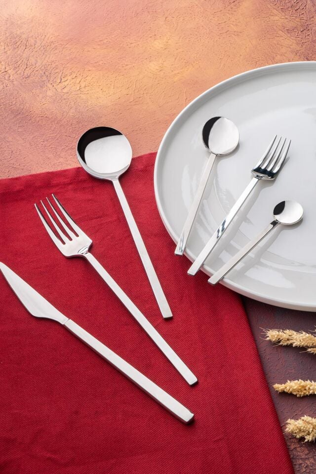 Camilia 36 Piece Cutlery Set - Silver