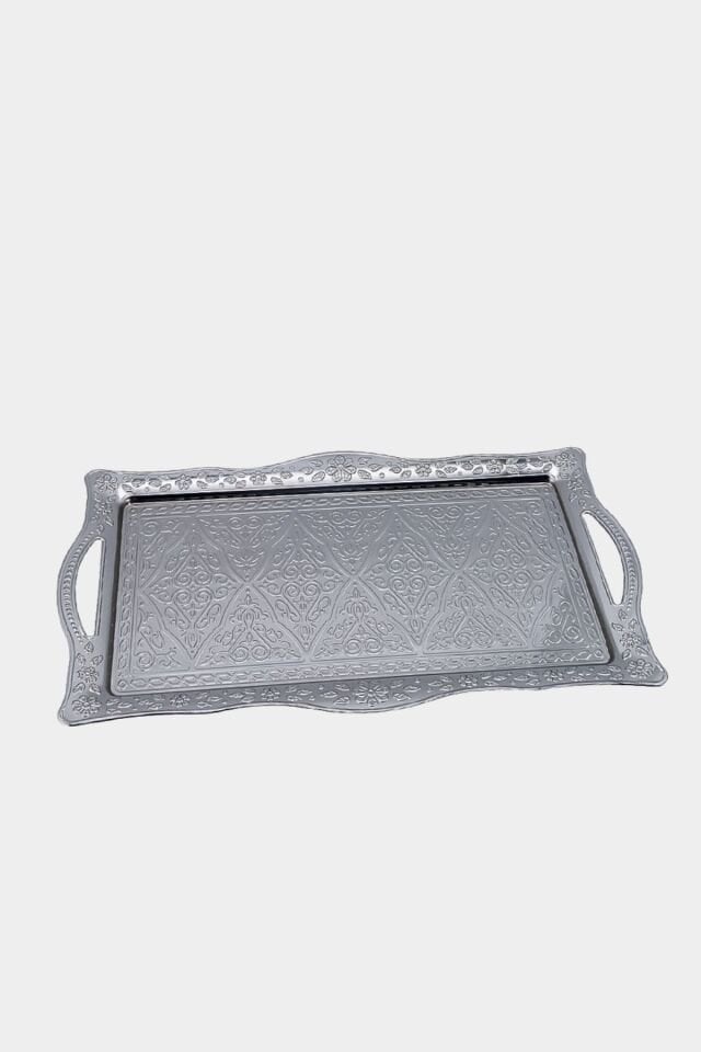 Small Silver Rectangular Presentation Tray