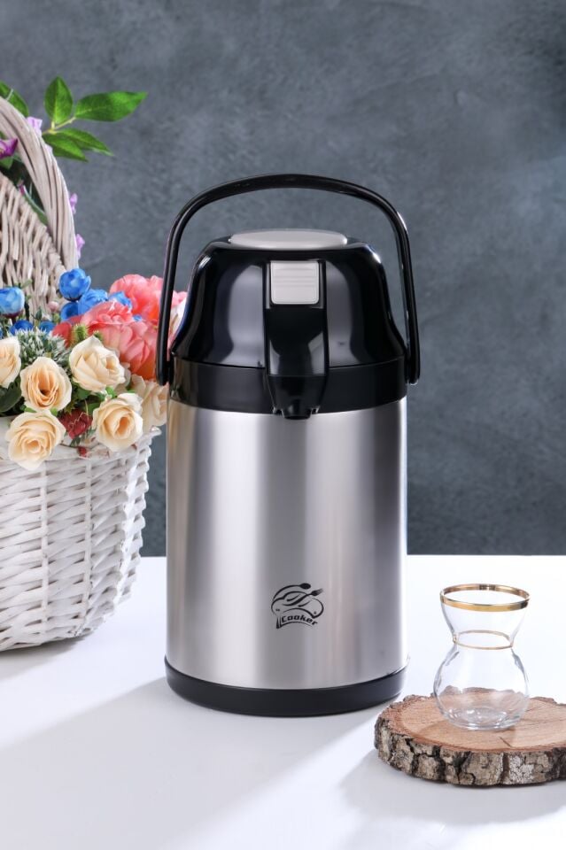 Stainless Steel Colored Thermos – 2.5 Lt