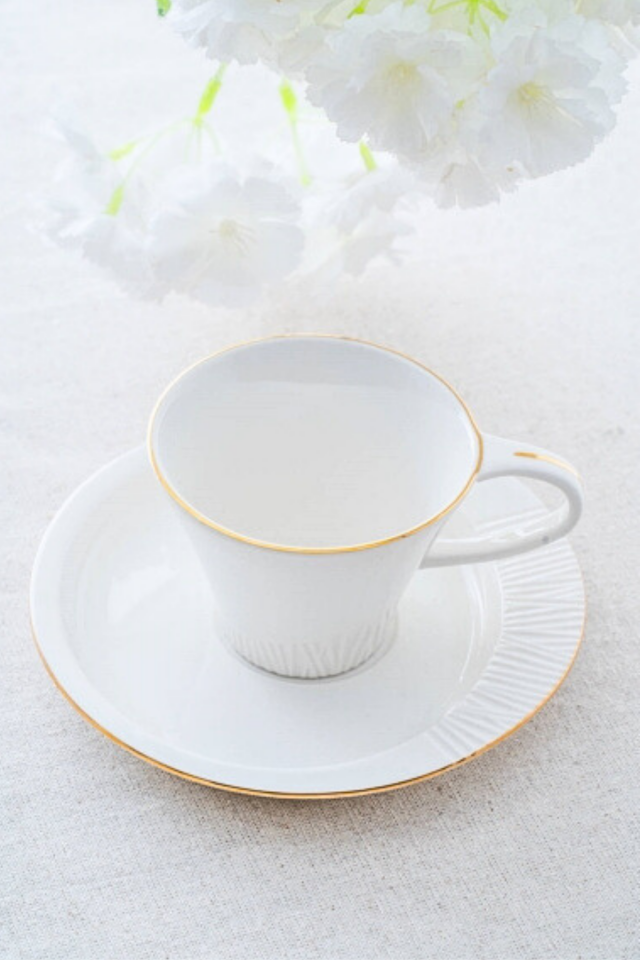 Montreal Altın Detaylı 6 Kişilik Porselen Kahve Fincanı Takımı