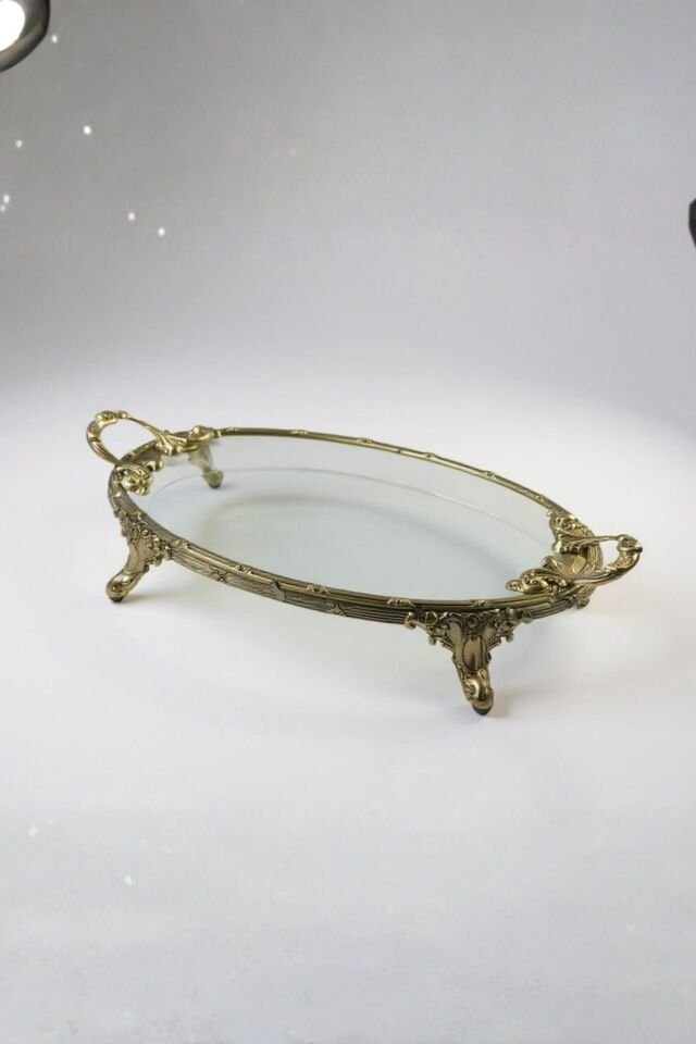 Classy Oval Sunum Tabak Antik 21x36 - Sunumluk